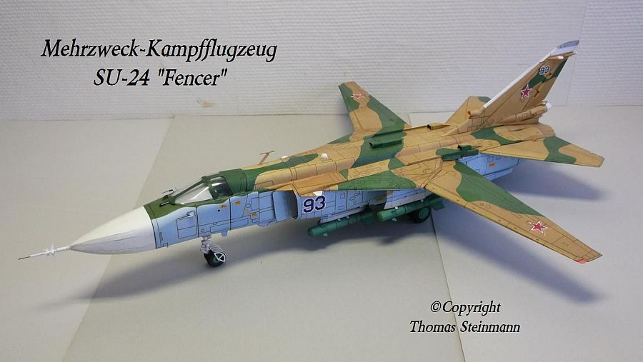 1:160 Maßstab Spezielle Promotion SU-24 Neu UdSSR Kampfflieger 